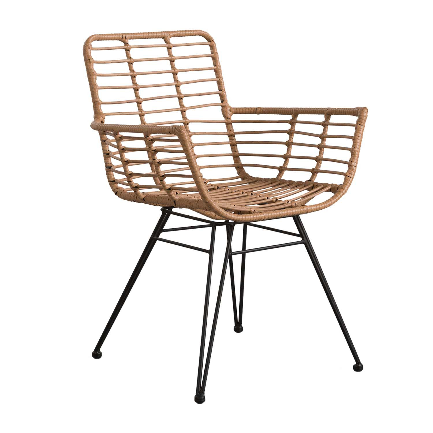 Silla Ratán Honolulu 60x58x88cm Thinia Home Mobiliario 1